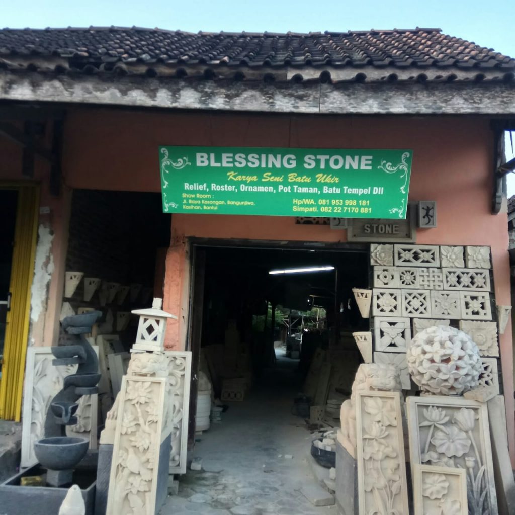 Blessing Stone Batu Ukir Paras Jogja