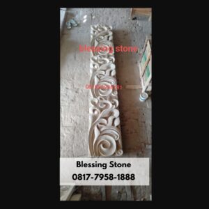 Batu Paras Ukir Relief Dekorasi Dinding Motif Batik