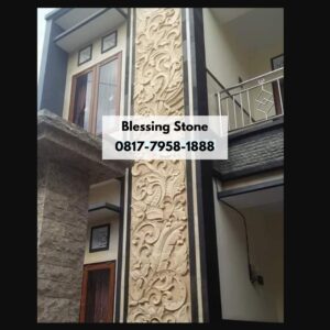 Read more about the article Batu Ukir Paras – Pesona Batu Alam untuk Gerbang Rumah Anda